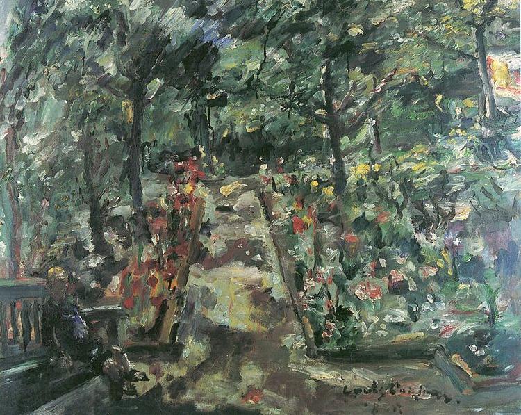 Lovis Corinth Garten in Berlin-Westend Norge oil painting art